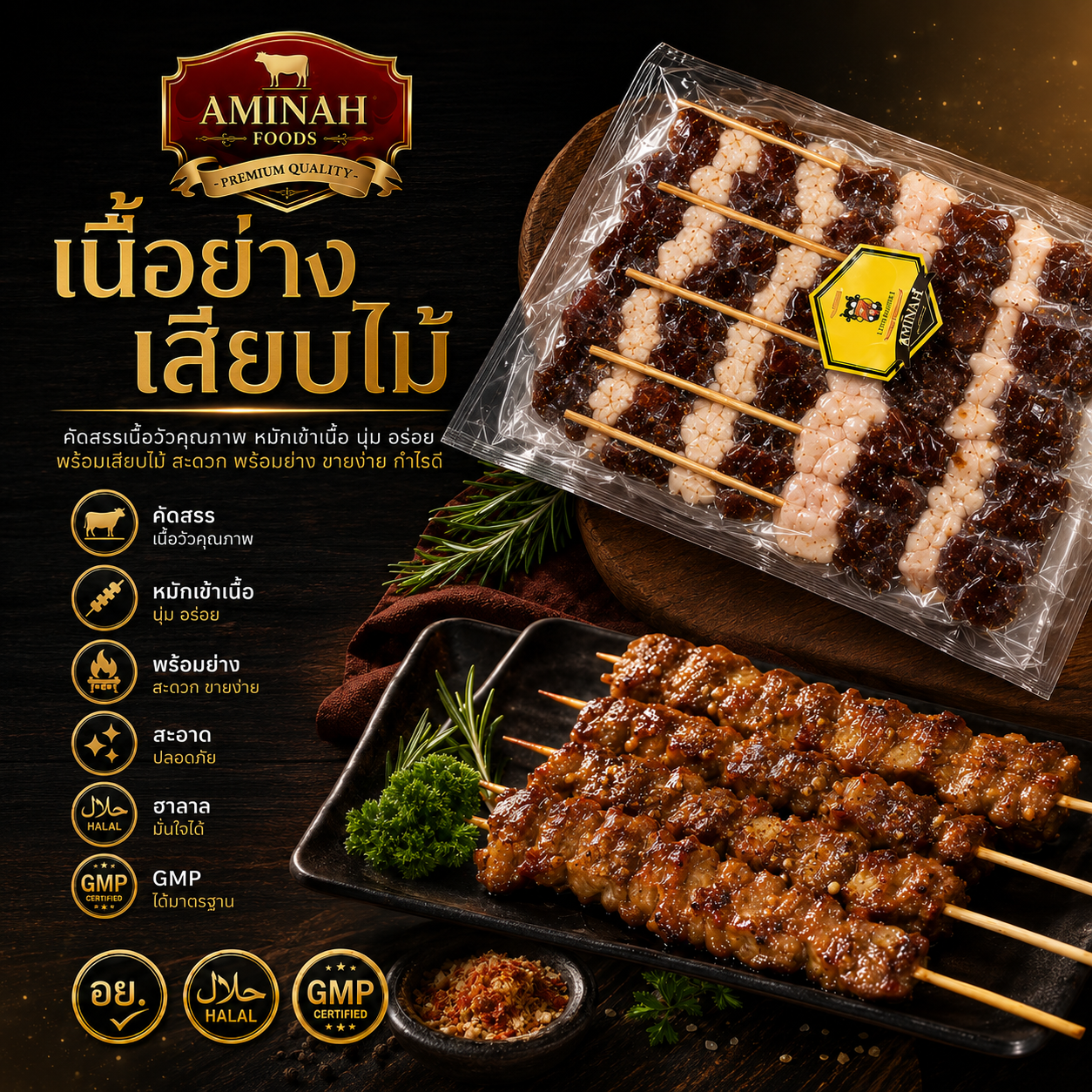 Skewered Grilled Meats